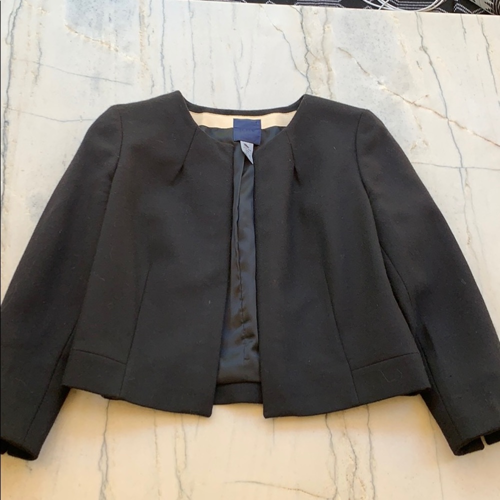 J.Crew Black Wool Blazer, Size 2